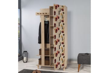 Brokind Klesskap 90 cm - Brun - Møbler - Gangmøbler - Møbelsett til gang & entre