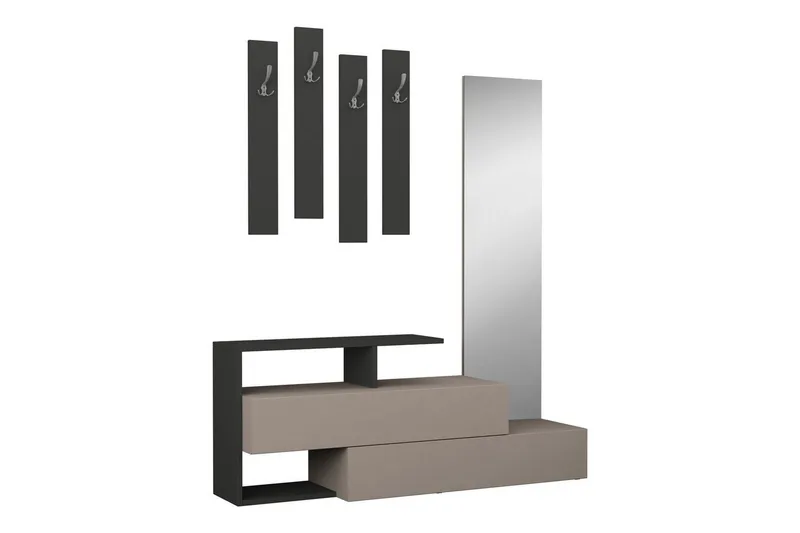 Decorta Gangoppbevaring/Garderobe - Møbler - Gangmøbler - Møbelsett til gang & entre
