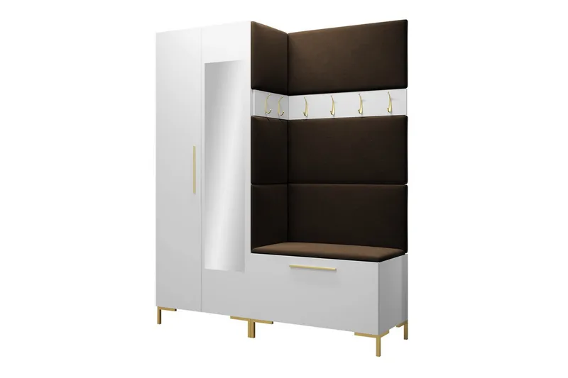 Dunvegan Gangmøbelsett 158x46 cm, Hvid