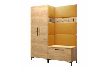 Dunvegan Hallmöbelset 158x44 cm Brown - Møbler - Gangmøbler - Møbelsett til gang & entre