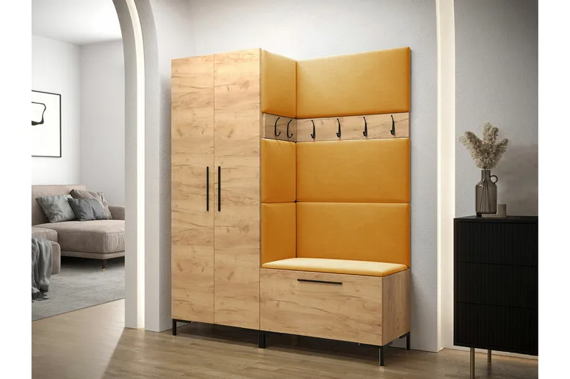 Dunvegan Hallmöbelset 158x44 cm Brown - Møbler - Gangmøbler - Møbelsett til gang & entre