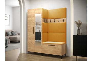 Dunvegan Hallmöbelset 158x46 cm Brown - Møbler - Gangmøbler - Møbelsett til gang & entre