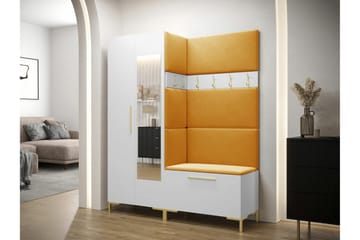 Dunvegan Hallmöbelset 158x46 cm White - Møbler - Gangmøbler - Møbelsett til gang & entre