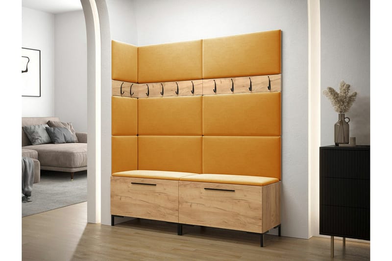 Dunvegan Hallmöbelset 168x46 cm Brown - Møbler - Gangmøbler - Møbelsett til gang & entre