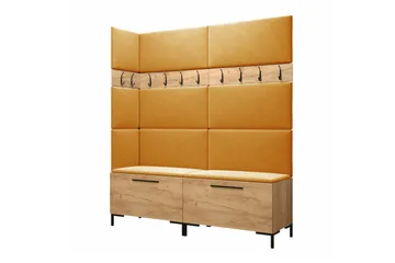 Dunvegan Hallmöbelset 168x46 cm Brown - Møbler - Gangmøbler - Møbelsett til gang & entre