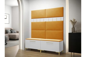 Dunvegan Hallmöbelset 168x46 cm White - Møbler - Gangmøbler - Møbelsett til gang & entre