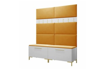 Dunvegan Hallmöbelset 168x46 cm White - Møbler - Gangmøbler - Møbelsett til gang & entre