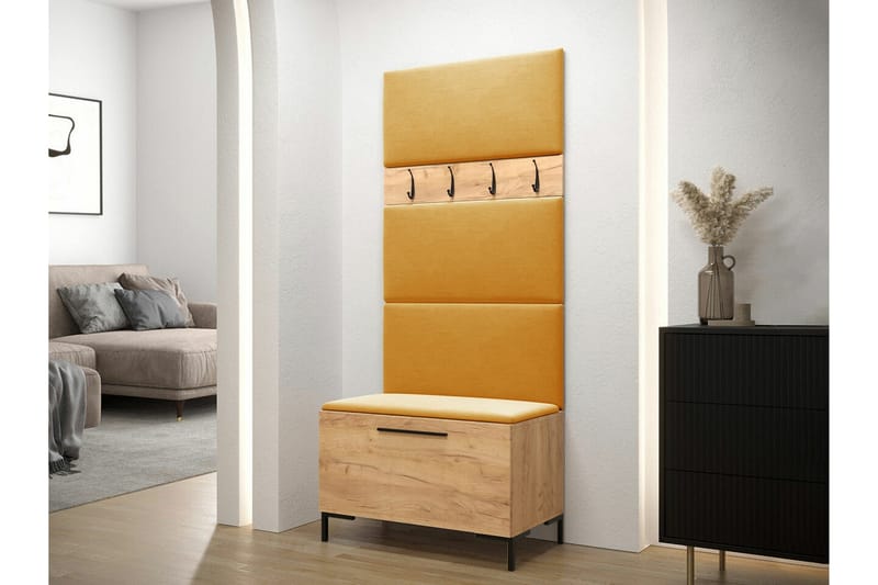 Dunvegan Hallmöbelset 84x46 cm Brown - Møbler - Gangmøbler - Møbelsett til gang & entre