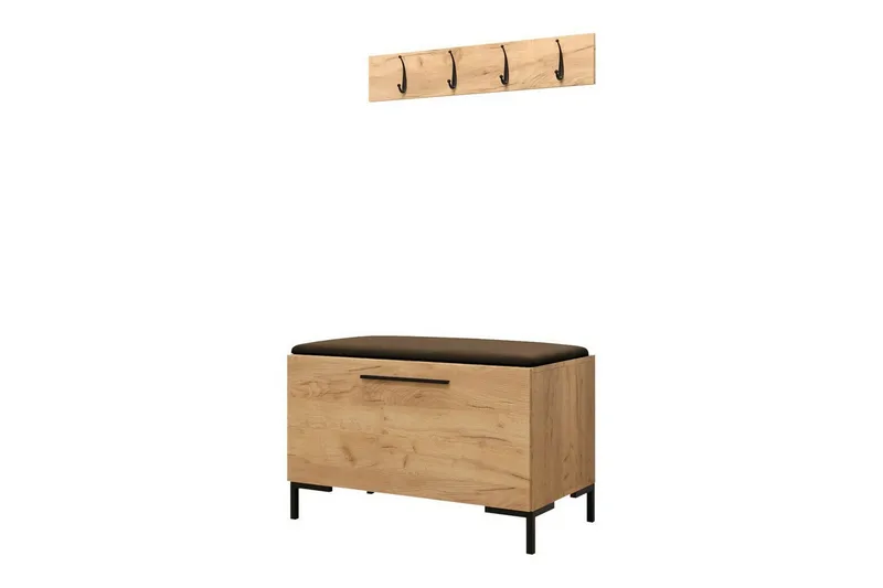 Gangmøbelsett Dunvegan 84x44 cm, Mørkebrun