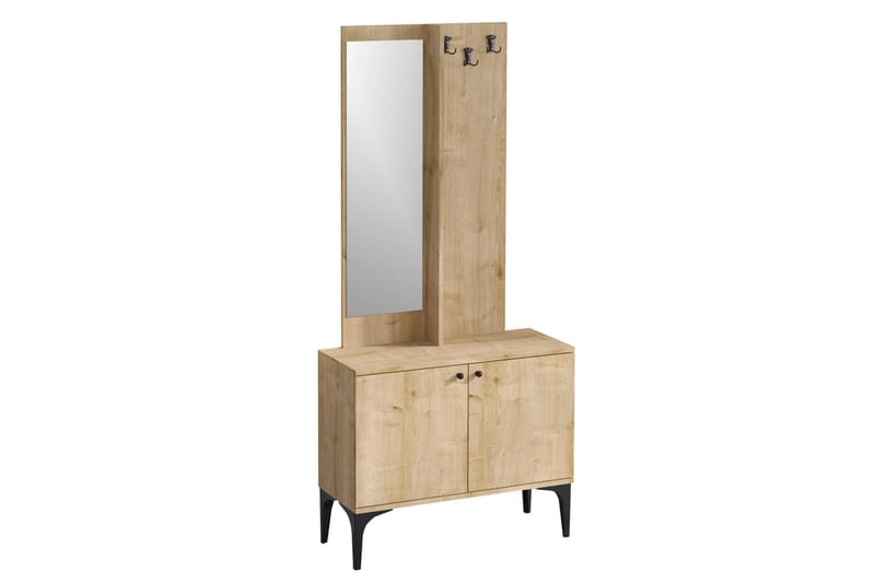 Gangmøbelsett Huacapa 35x90 cm - Natur/Hvit - Møbler - Gangmøbler - Møbelsett til gang & entre