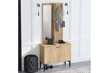 Gangmøbelsett Huacapa 35x90 cm - Natur/Hvit - Møbler - Gangmøbler - Møbelsett til gang & entre