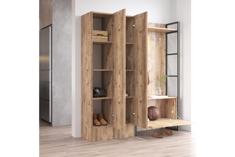 Hardyng Gangmøbelsett 34x90 cm - Natur - Møbler - Gangmøbler - Møbelsett til gang & entre