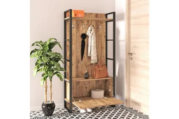 Hardyng Hallmöbelset 34x90 cm Dobbel Venstre - Natur - Møbler - Gangmøbler - Møbelsett til gang & entre