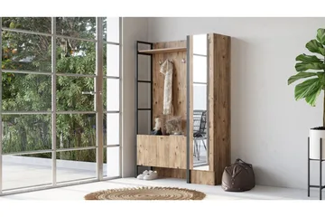 Hardyng Hallmöbelset 34x90 cm Høyre - Natur - Møbler - Gangmøbler - Møbelsett til gang & entre