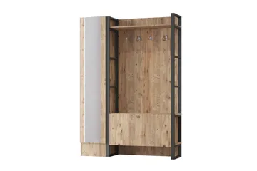 Hardyng Hallmöbelset 34x90 cm Venstre - Natur - Møbler - Gangmøbler - Møbelsett til gang & entre