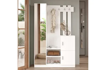 Hialeh Gangmøbelsett - Hvit - Møbler - Gangmøbler - Møbelsett til gang & entre