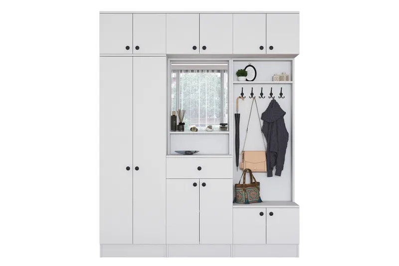 Itsuo Gangmøbelsett Hvit, Hanah Home