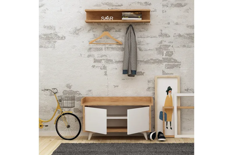 Mod Design Skoskap/Hattehylle - Møbler - Gangmøbler - Møbelsett til gang & entre