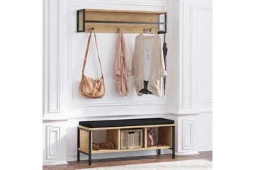 Redeby Hallmøbelsett - Brun - Møbler - Gangmøbler - Møbelsett til gang & entre