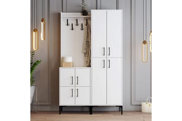 Retzow Gangmøbelsett 35x120 cm - Hvit - Møbler - Gangmøbler - Møbelsett til gang & entre