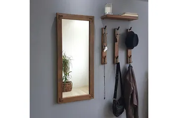 Rogahn Entremøbel 3 cm - Valnøtt - Møbler - Gangmøbler - Møbelsett til gang & entre