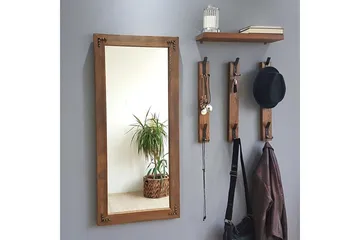 Rogahn Entremøbel 3 cm - Valnøtt - Møbler - Gangmøbler - Møbelsett til gang & entre