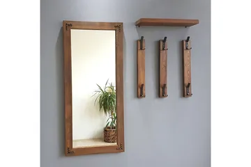 Rogahn Entremøbel 3 cm - Valnøtt - Møbler - Gangmøbler - Møbelsett til gang & entre