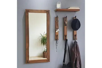 Rogahn Entremøbel 3 cm - Valnøtt - Møbler - Gangmøbler - Møbelsett til gang & entre