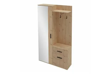 Rosehall Hallmöbelset 97x30 cm 195x Brown - Møbler - Gangmøbler - Møbelsett til gang & entre