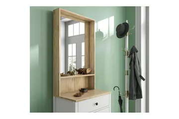 Orlan Fristående Hyllplan 190 cm - Natur/Hvit - Møbler - Gangmøbler - Møbelsett til gang & entre