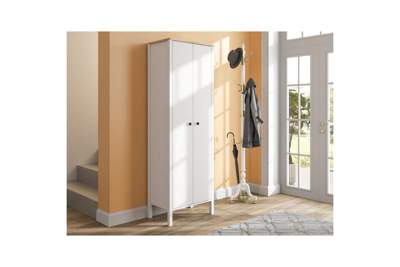 Orricon Entrémøbelsett - Natur/Hvit - Møbler - Gangmøbler - Møbelsett til gang & entre