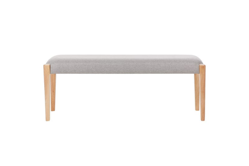 Polstret benk Elyria Grå/lyst tre - Grå/lyst tre - Møbler - Gangmøbler - Gangbenk