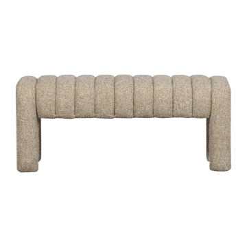 Polstret benk Frex 110 cm - Brun - Møbler - Gangmøbler - Gangbenk