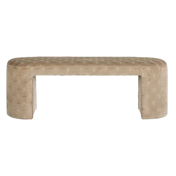 Polstret benk Jacob 130 cm - Natur - Møbler - Gangmøbler - Gangbenk