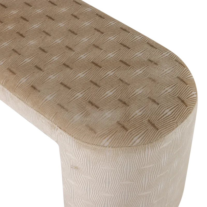 Polstret benk Jacob 130 cm - Natur - Møbler - Gangmøbler - Gangbenk