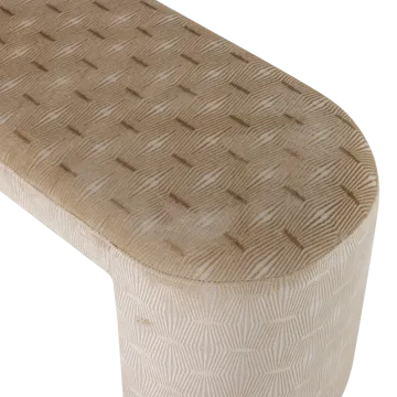 Polstret benk Jacob 130 cm - Natur - Møbler - Gangmøbler - Gangbenk