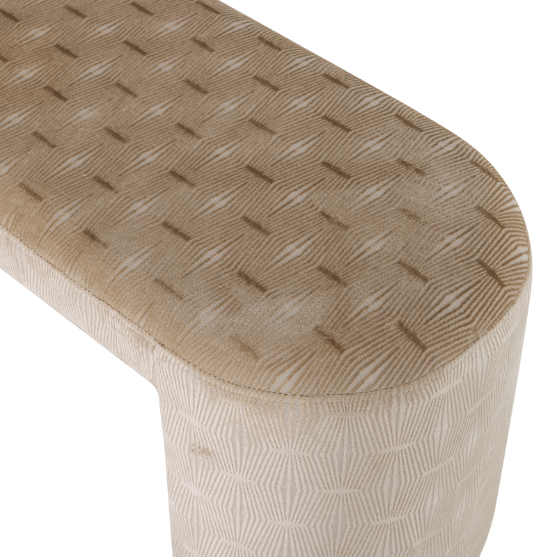 Polstret benk Jacob 130 cm - Natur - Møbler - Gangmøbler - Gangbenk