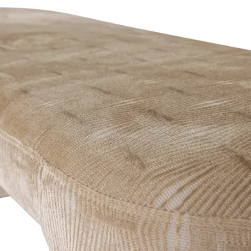 Polstret benk Jacob 130 cm - Natur - Møbler - Gangmøbler - Gangbenk