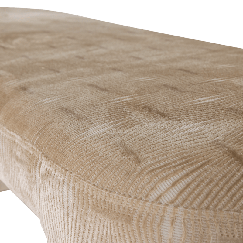 Polstret benk Jacob 130 cm - Natur - Møbler - Gangmøbler - Gangbenk