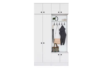 Quorra Entrémøbelsett - Hvit - Møbler - Gangmøbler - Møbelsett til gang & entre