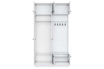 Quorra Entrémøbelsett - Hvit - Møbler - Gangmøbler - Møbelsett til gang & entre