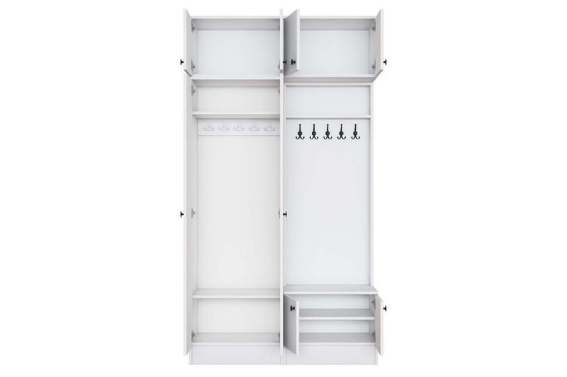 Quorra Entrémøbelsett - Hvit - Møbler - Gangmøbler - Møbelsett til gang & entre