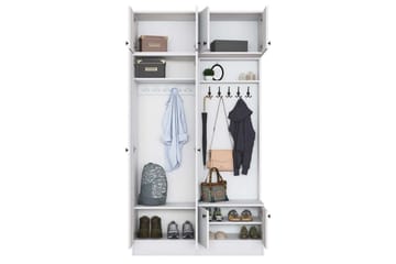 Quorra Entrémøbelsett - Hvit - Møbler - Gangmøbler - Møbelsett til gang & entre