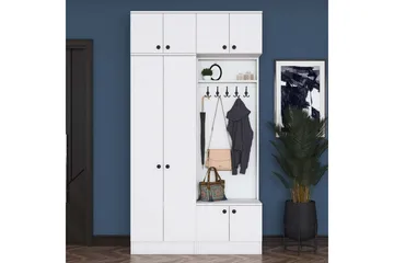 Quorra Entrémøbelsett - Hvit - Møbler - Gangmøbler - Møbelsett til gang & entre