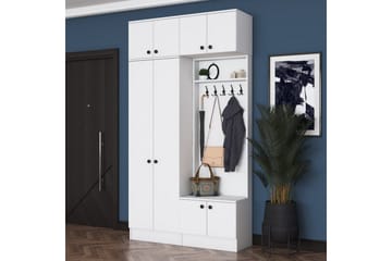 Quorra Entrémøbelsett - Hvit - Møbler - Gangmøbler - Møbelsett til gang & entre