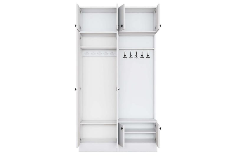 Quorra Entrémøbelsett - Hvit - Møbler - Gangmøbler - Møbelsett til gang & entre