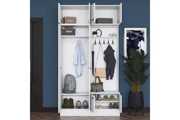 Quorra Entrémøbelsett - Hvit - Møbler - Gangmøbler - Møbelsett til gang & entre