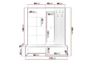 Shaftesbury Entrémøbelsett - Møbler - Gangmøbler - Møbelsett til gang & entre