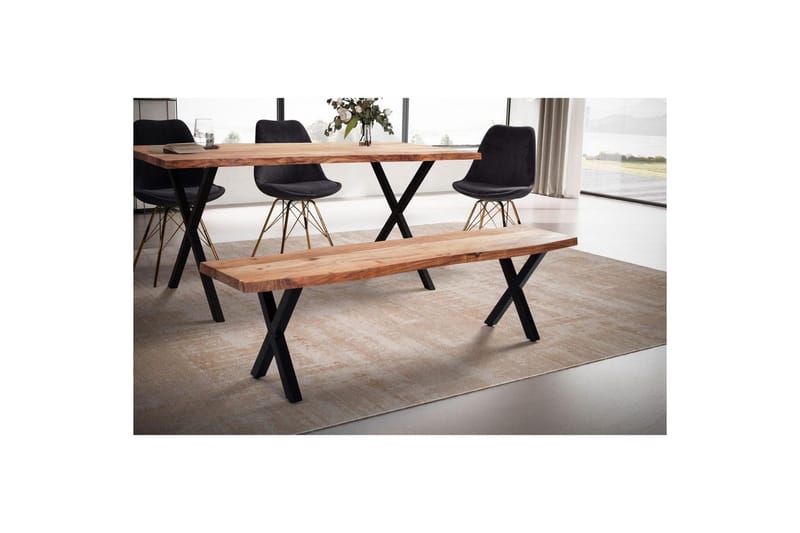 Sittbänk utan ryggstöd Wohnling 140x40 cm - Møbler - Gangmøbler - Gangbenk