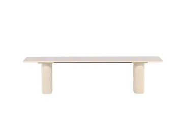 Spisebenk Olivia 40x180x45 cm Hvit - Hvit - Møbler - Gangmøbler - Gangbenk